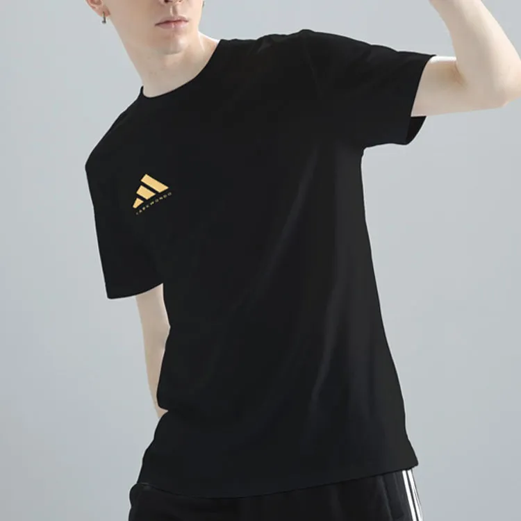 Adidas Sports T-Shirt 'Black Gold'-5