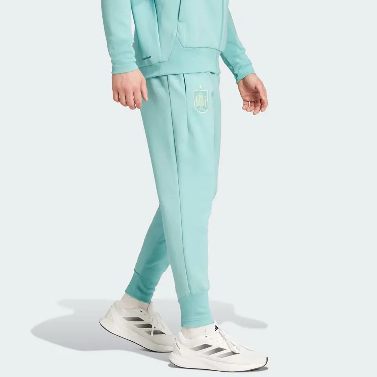 Adidas SPAIN TRAVEL TRACKSUIT BOTTOMS Knitted Sports Pants Men's Mint-1