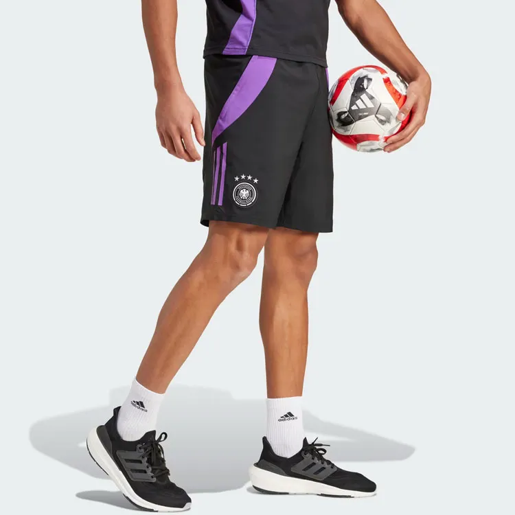 Adidas GERMANY TIRO 24 COMPETITION DOWNTIME SHORTS Soccer Bottom Men's Black-1