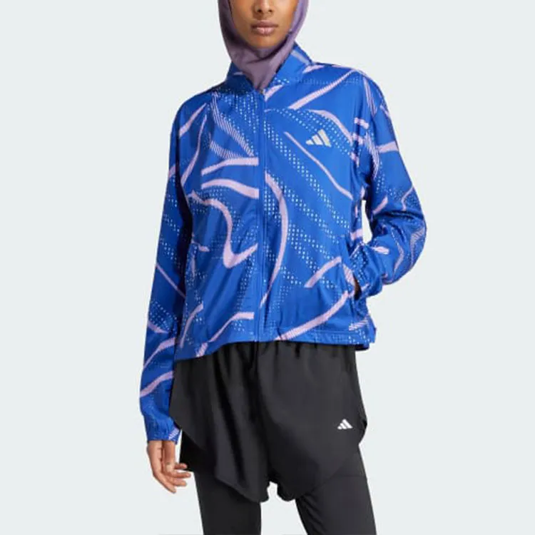 Adidas BREAK THE NORM JACKET Jackets Coats Women's Semi-Transparent Blue-1