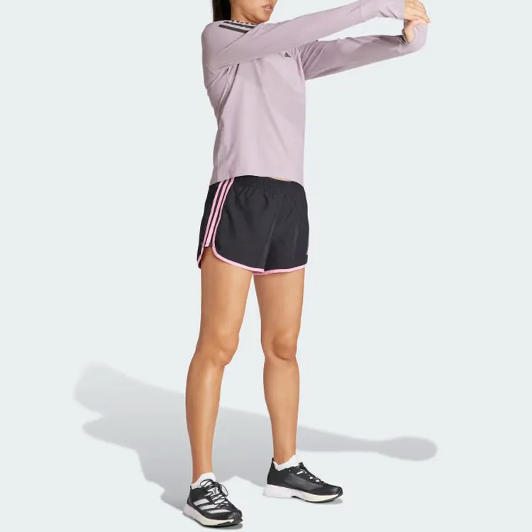 Adidas MARATHON 20 RUNNING SHORTS Sports Shorts Women's Black-3