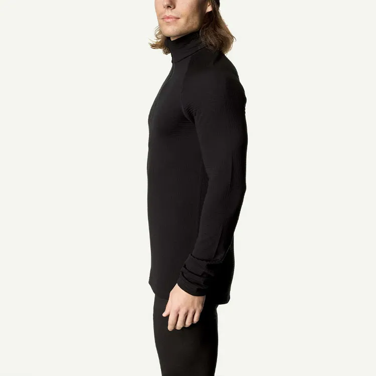 Houdini M's Desoli Thermal Half Zip Sweatshirt Men's Pure Black-2