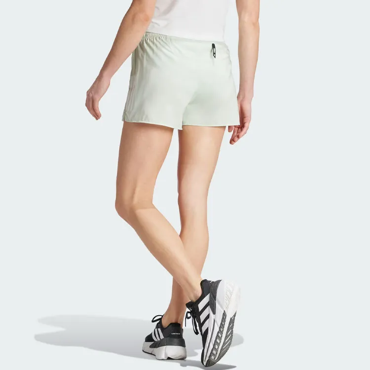 Adidas OWN THE RUN SHORTS Casual Shorts Women's Linen Green-2