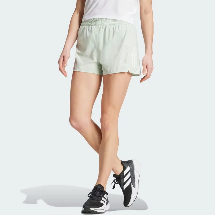 Adidas OWN THE RUN SHORTS Casual Shorts Women's Linen Green-3