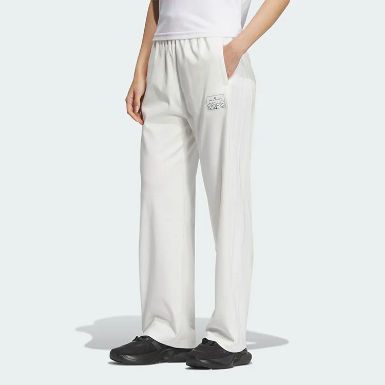 Adidas GRAPHIC KNIT JOGGERS Casual Pants Women's White-2