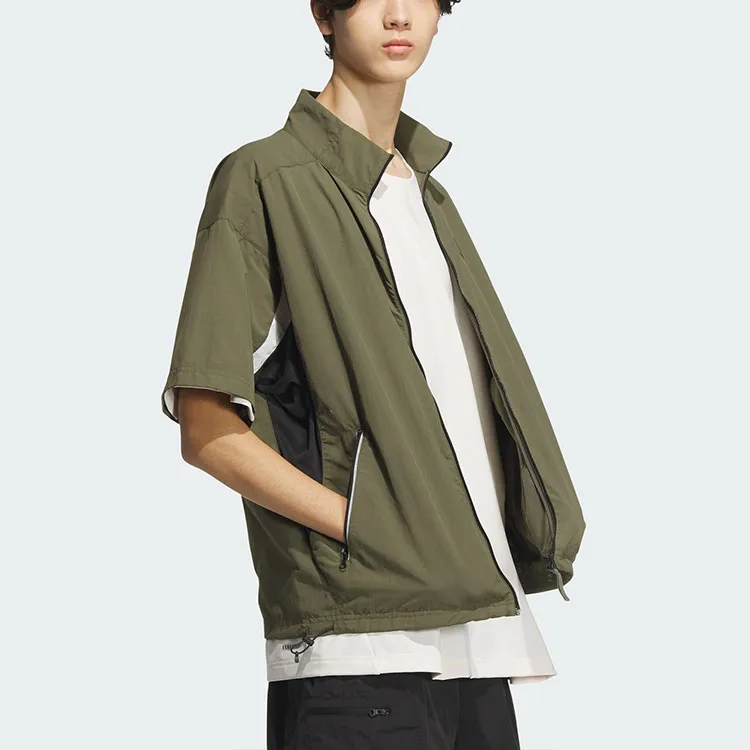 Adidas FUTURE STYLE WOVEN SHIRT Men's Branch Umber-3