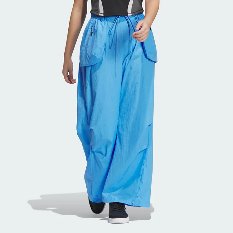 Adidas PARACHUTE TRACKSUIT BOTTOMS Casual Pants Women's Blue-3