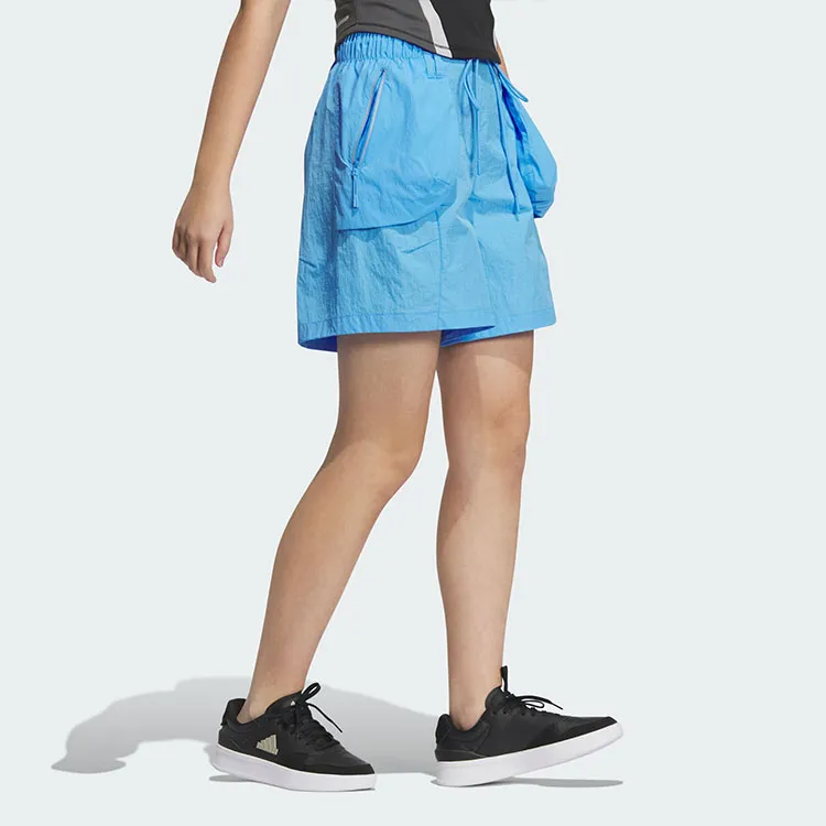 Adidas Casual Shorts Women's Blue-3