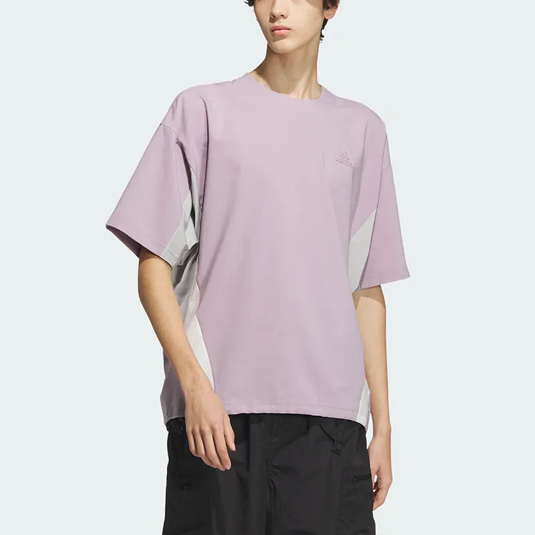 Adidas T Shirt Men's Purple Pink-1