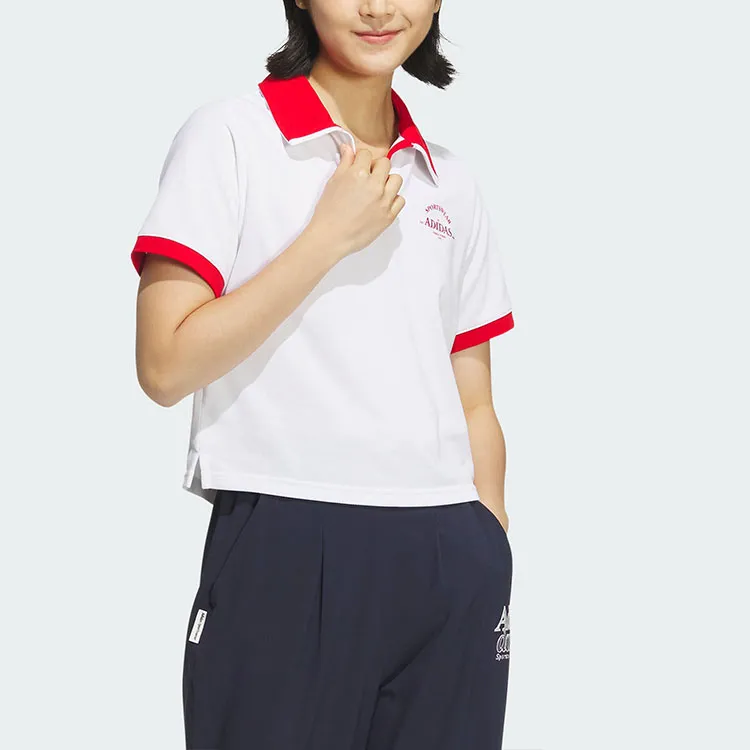 Adidas VERBIAGE POLO TEE Polo Shirt Women's White-3