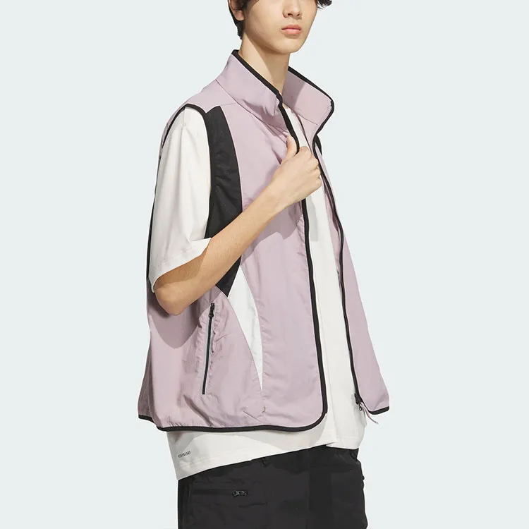 Adidas FUTURE STYLE WOVEN VEST Men's Purple Pink-3