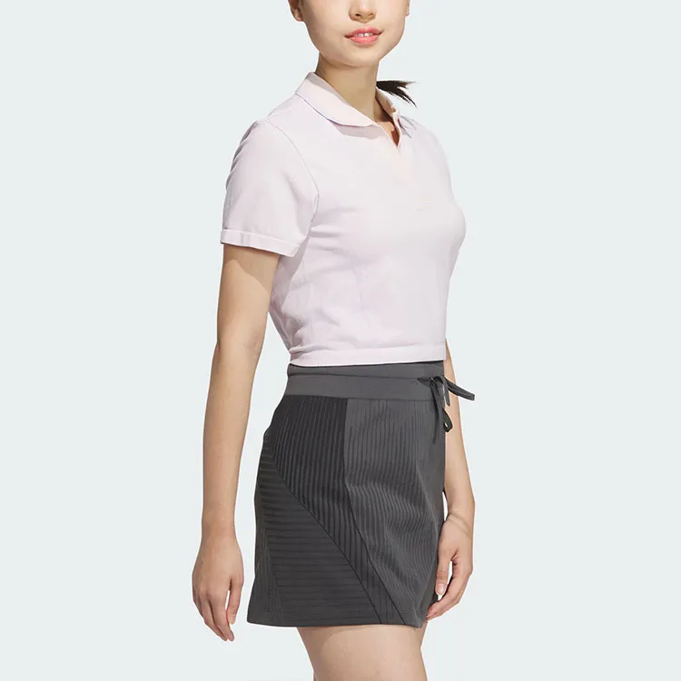 Adidas SEAMLESS POLO SHIRT Polo Shirt Women's Purple Pink-1