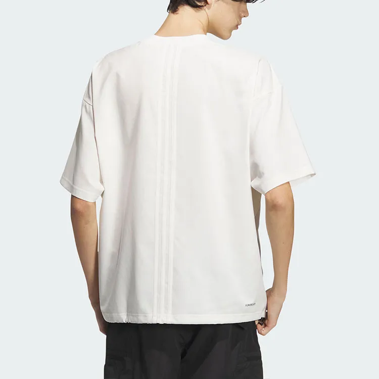 Adidas T Shirt Men's Pink White-2