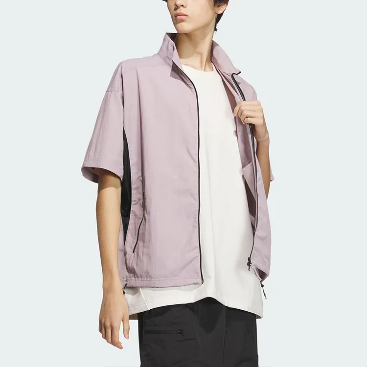 Adidas SS24 FUTURE STYLE WOVEN SHIRT Men's Purple Pink-3