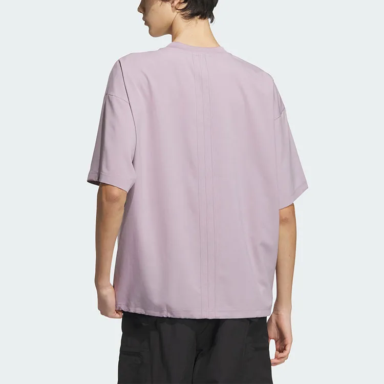 Adidas T Shirt Men's Purple Pink-2