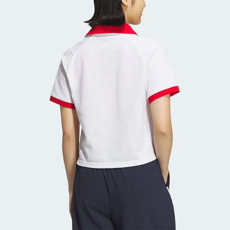 Adidas VERBIAGE POLO TEE Polo Shirt Women's White-2