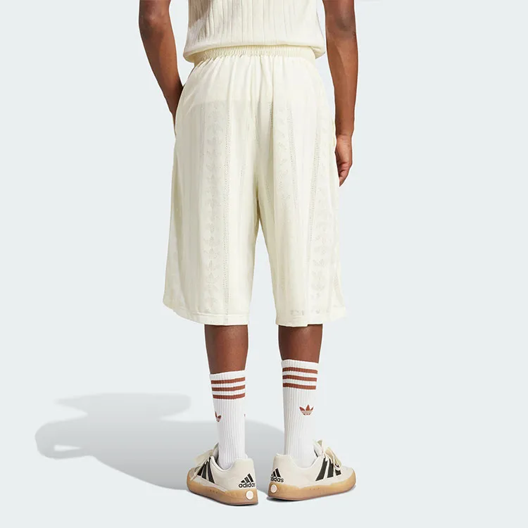 Adidas Originals FASHION MESH SHORTS Casual Shorts Men's Ivory White-2