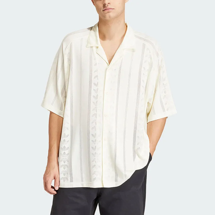 Adidas Originals FASHION MESH SHIRT Shirt Men's Ivory White-1