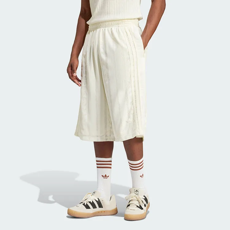 Adidas Originals FASHION MESH SHORTS Casual Shorts Men's Ivory White-3