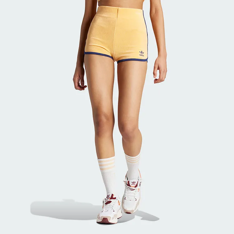 adidas originals Women's TERRY SHORTS 'Hazy Orange'-2