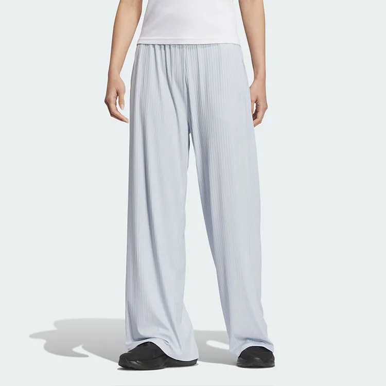 Adidas COOL FEELING WIDE JOGGERS Casual Pants Women's Light Blue-1