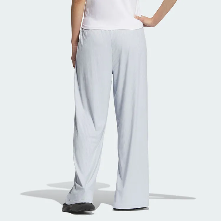 Adidas COOL FEELING WIDE JOGGERS Casual Pants Women's Light Blue-2