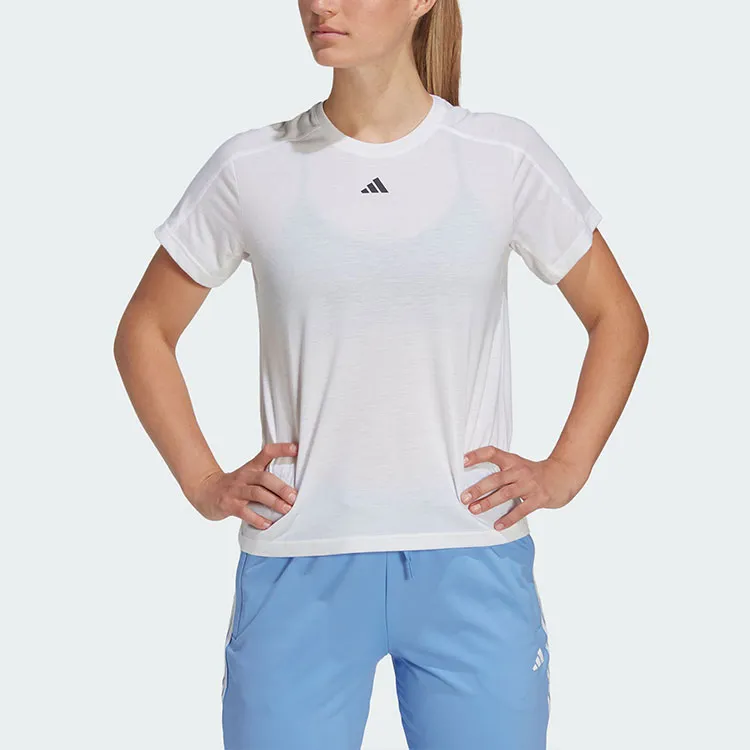 Adidas Essential T Shirts Women's White-3