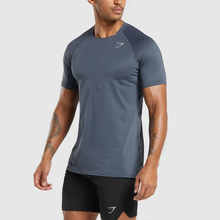 GYMSHARK T Shirt Men's Titanium Blue-2