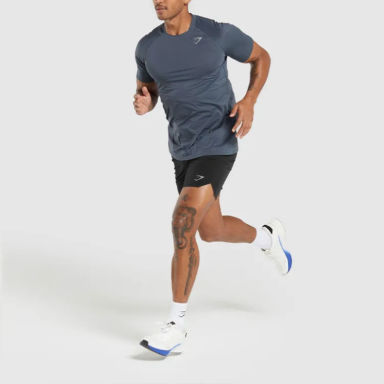 GYMSHARK T Shirt Men's Titanium Blue-3
