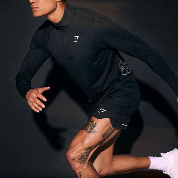 GYMSHARK T Shirts Men Black-3