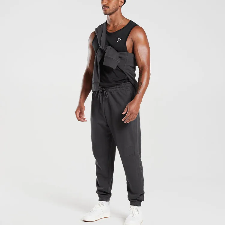 GYMSHARK REST DAY ESSENTIALS JOGGERS Casual Pants Men's Agate Gray-2