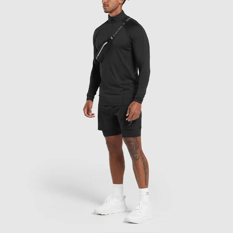GYMSHARK T Shirts Men Black-4