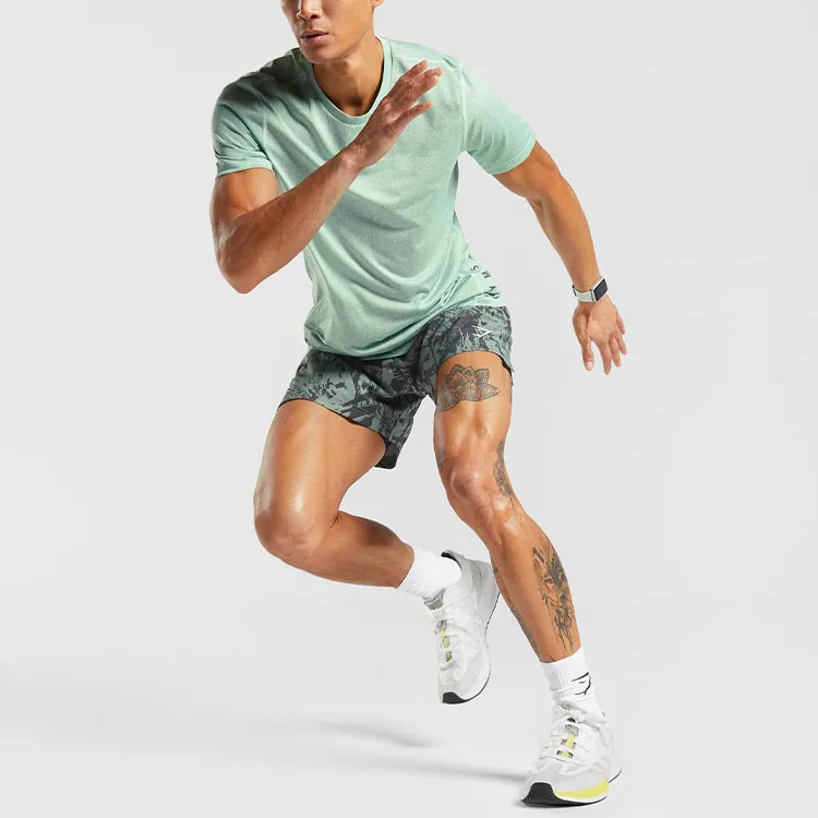 GYMSHARK SPORT 5' 2 IN 1 SHORTS Casual Shorts Men's Willow Green-2