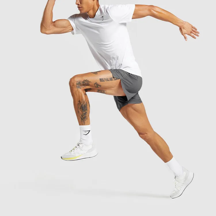 GYMSHARK RUN SPORT 3' SHORTS Casual Shorts Men's Silhouette Gray-3