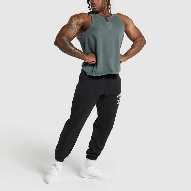 GYMSHARK Tank Top Men's Goods Cyan-3