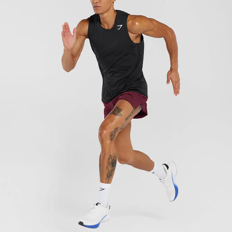 GYMSHARK RUN SPORT 3' SHORTS Casual Shorts Men's Plum Pink-3