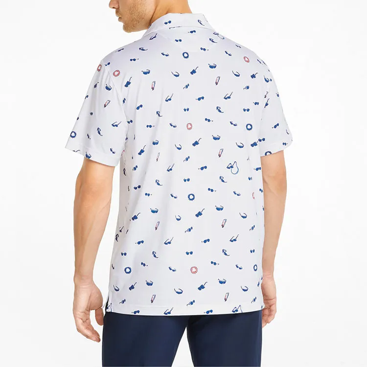 PUMA MATTR Polo Shirt Men's White-4