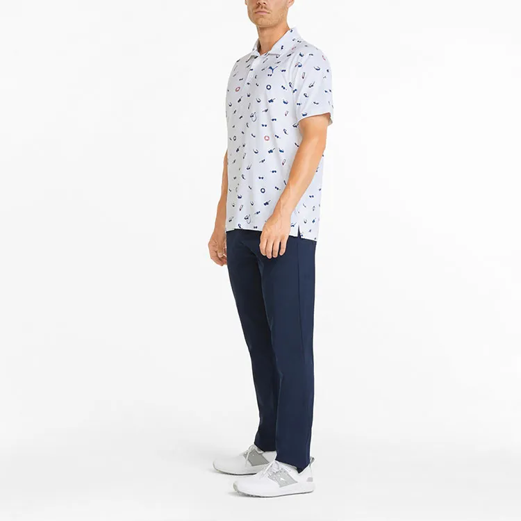 PUMA MATTR Polo Shirt Men's White-3