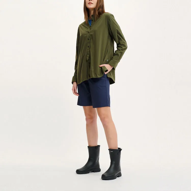 AIGLE Casual Shorts Women's Imperial Dark Blue-3