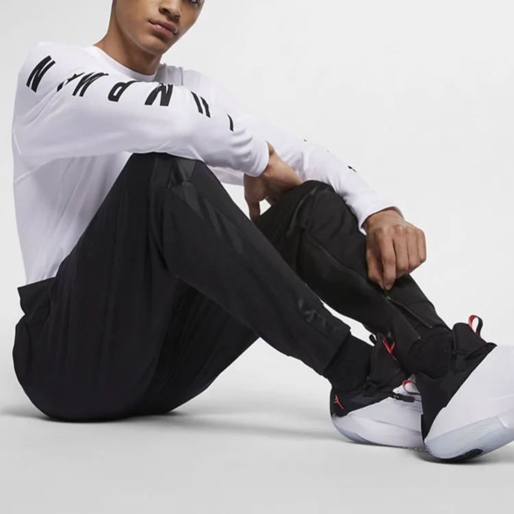 Jordan Knitted Sports Pants Men's Black-3