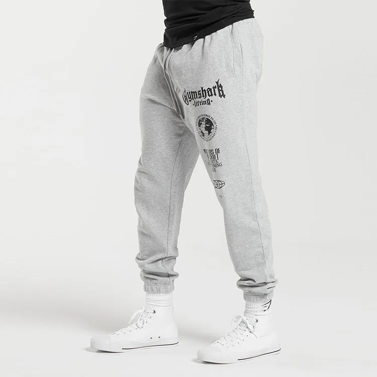GYMSHARK GLOBAL LIFTING OVERSIZED JOGGERS Knitted Sweatpants Men's Gray-2