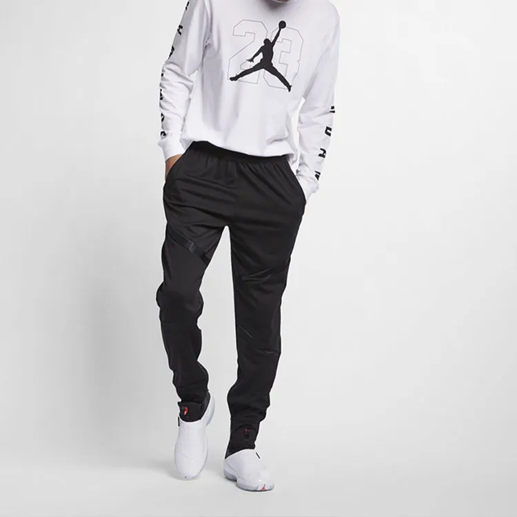 Jordan Knitted Sports Pants Men's Black-2