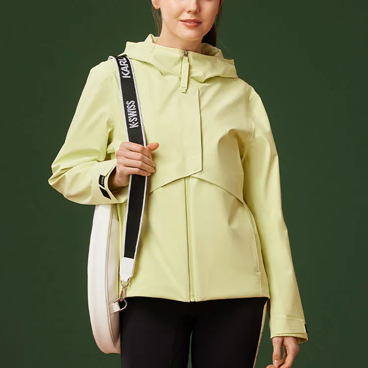 KSWISS Jackets Coats Women's Light Mustard Yellow-3