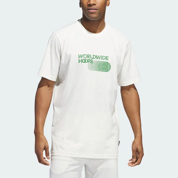 Adidas T Shirt Men's Jade White-3
