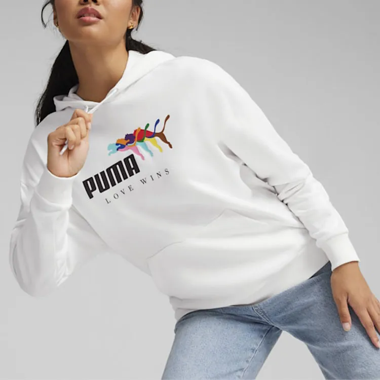 PUMA Sudadera Con Capucha Para Mujer ESS+ Love Wins-2