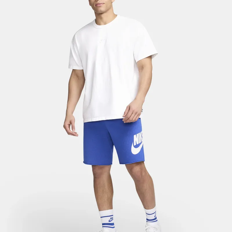 Nike Club Alumni Casual Shorts Men's Royal Blue-1