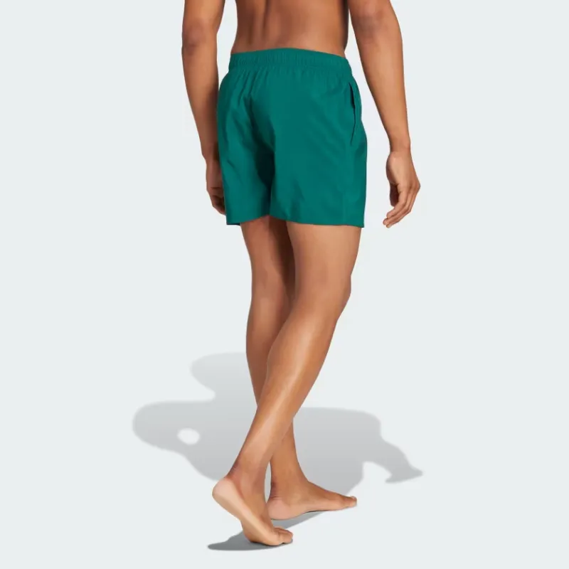 Adidas SOLID CLX SHORT-LENGTH SWIM SHORTS Swimming Shorts Men's Preppy Green-2