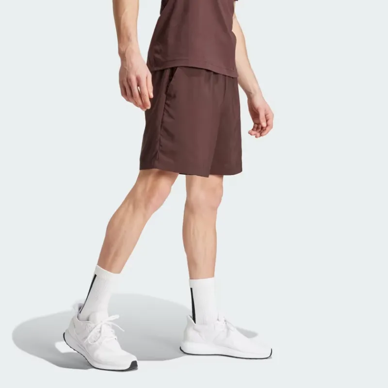 Adidas Aeroready Essentials Chelsea Small Shorts Casual Shorts Men's Shadow Brown-3