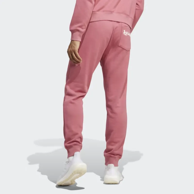 Adidas Casual Pants Men Pink-3