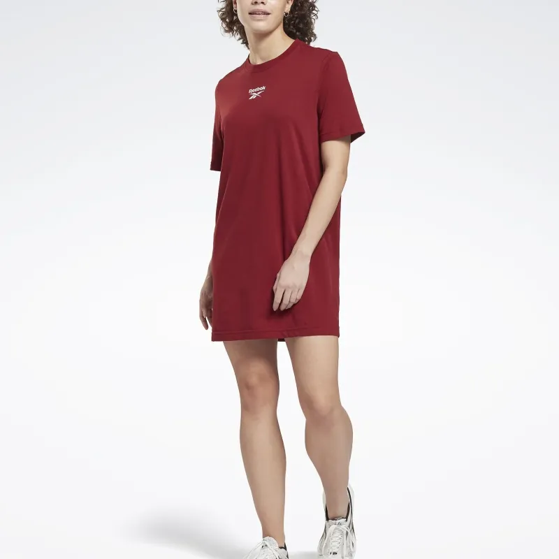 Reebok Short-Sleeved Dresses Women's Burgundy-1